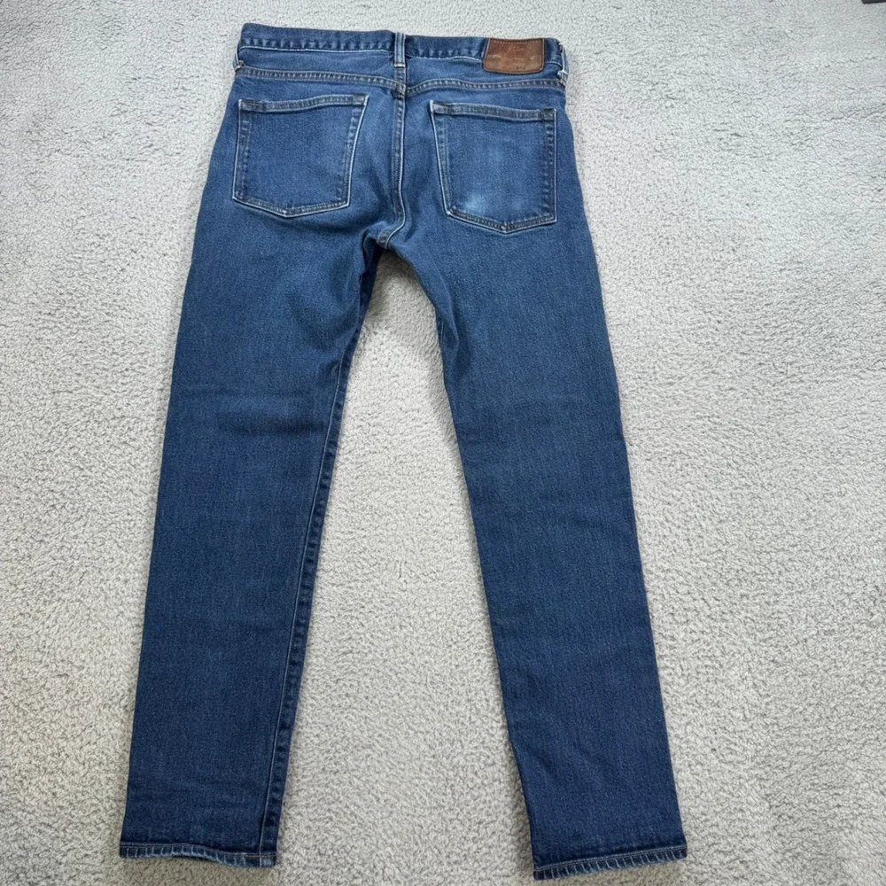 J‎ Crew 464 Style Jeans Mens 31x27 Straight Leg Blue Denim Pants